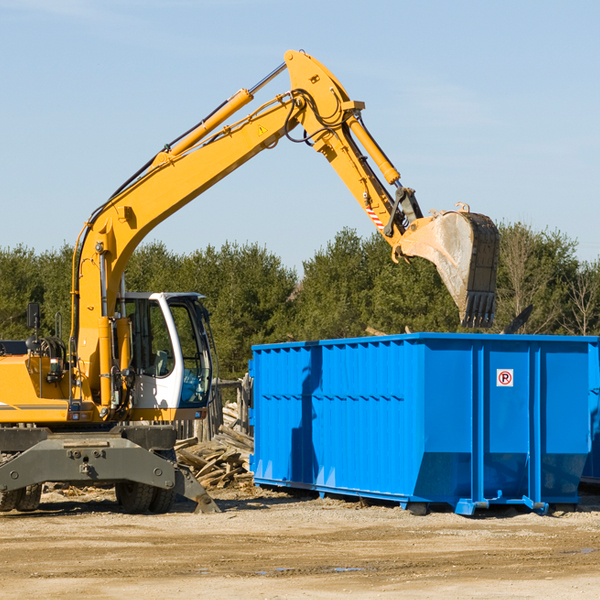 can i rent a residential dumpster for a construction project in Battery Park